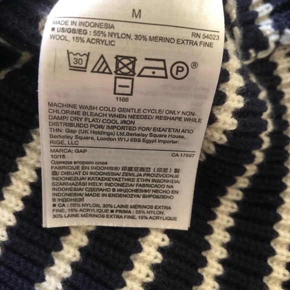 GAP Womens boat knit sweater size M - Picture 3 of 4